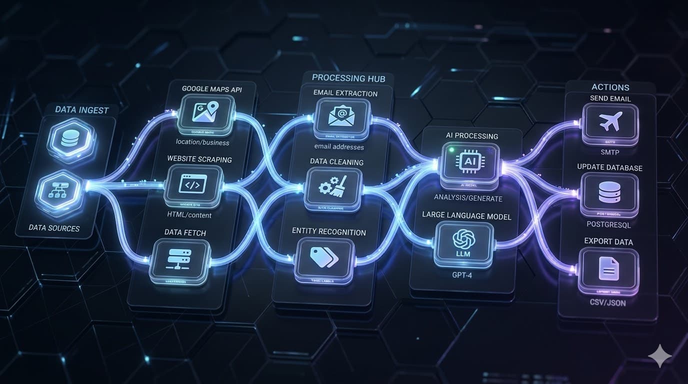 Approach stage of AI lead generation project