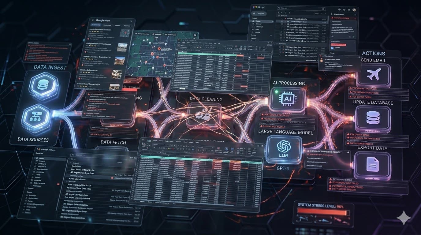 Challenge stage of AI lead generation project