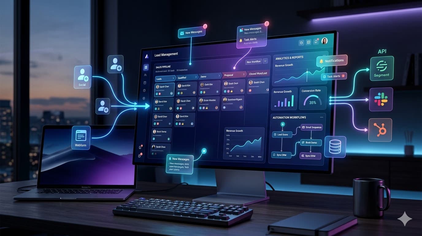 Automated lead and sales system overview