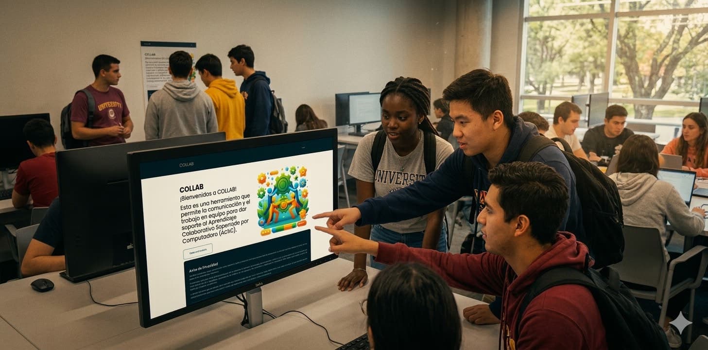 COLLAB gamification platform main view