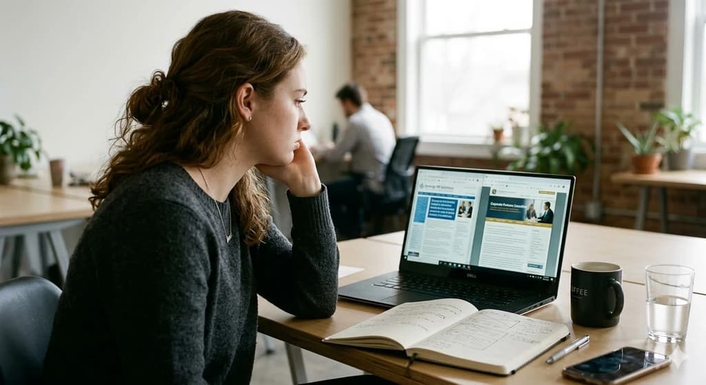 Challenge stage of HR consulting website project