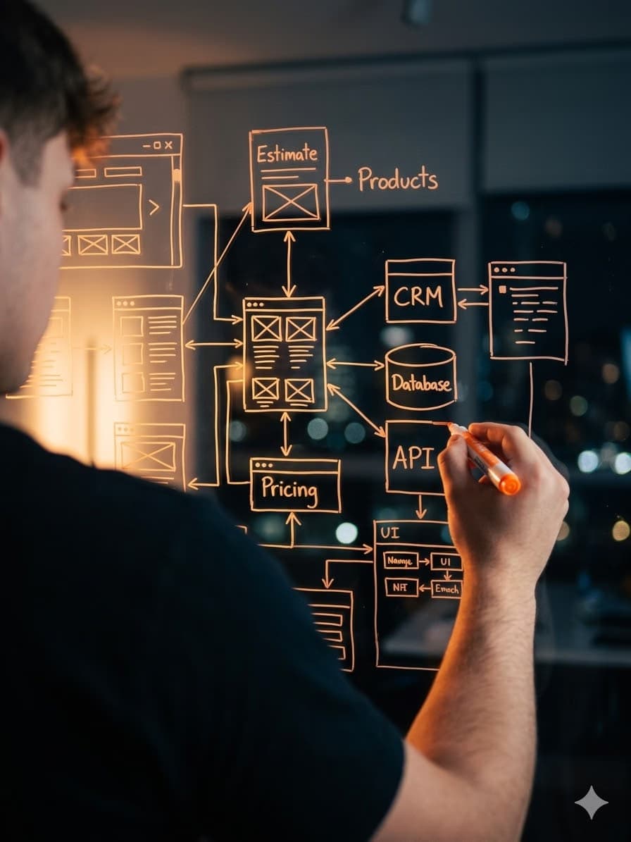 Quoting system architecture board